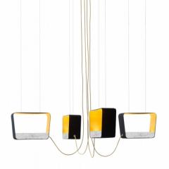 01.Designheure - Chandelier 4 Medium Rectangular - Eau de lumiere (Davide Oppizzi)