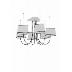 05.Designheure - Chandelier 6 Petit Nuage (Herve Langlais)
